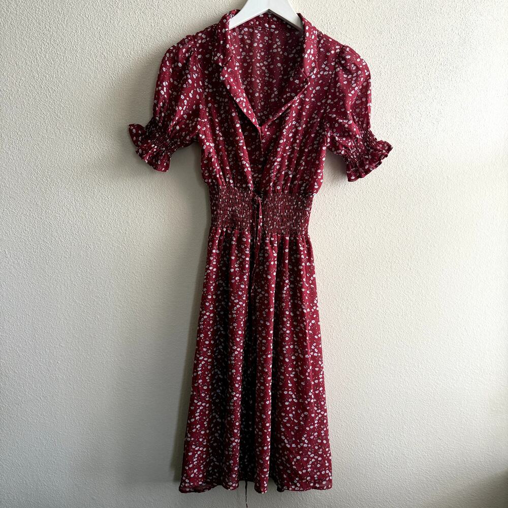 ABC UNE FACE Floral Tiered Maxi Dress- 2